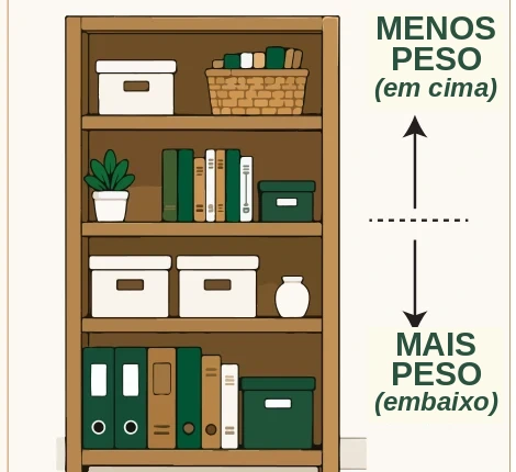 Distribuição adequada de carga (correto)