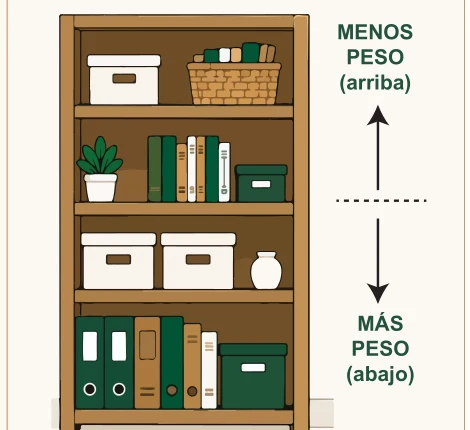 Distribución adecuada de carga (correcto)
